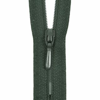 Reißverschluss Opti - S40 - 30cm - Tropfenschieber - nicht teilbar - jägergrün