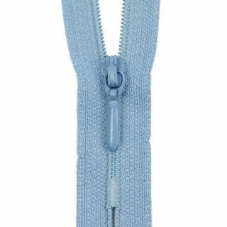 Reißverschluss Opti - S40 - 50cm - Tropfenschieber - nicht teilbar - babyblau