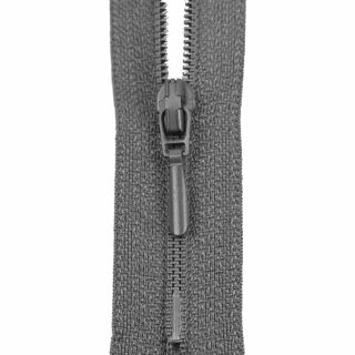 Reißverschluss Opti - S40 - 30cm - Tropfenschieber - nicht teilbar - titan