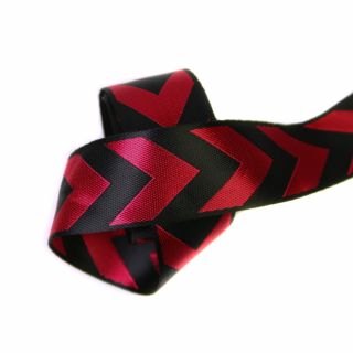 Glanzband - Pfeil - 38 mm - rot