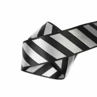 Glanzband - Streifen - 38 mm -  grau