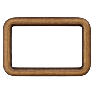 Rechteck-Ring - 30 mm - Metall - brüniert