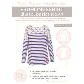 Schnittmuster - Lillesol &amp; Pelle - Basics No. 53 - Frühlingsshirt