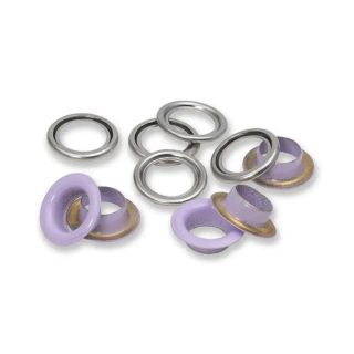 Prym - 20 Ösen mit Scheiben - Ø11 mm - Vario Creative Tool - lila