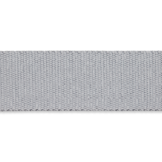 Viskosegurtband - Lurex - 40 mm - grau