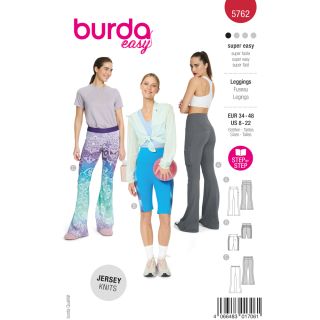 Schnittmuster - burda easy - Yoga Leggings - 5762  