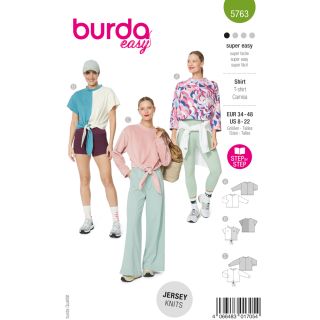 Schnittmuster - burda easy - weites Shirt - 5763   