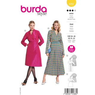Schnittmuster - burda style - Kleid mit Wickeleffekt - 5767   