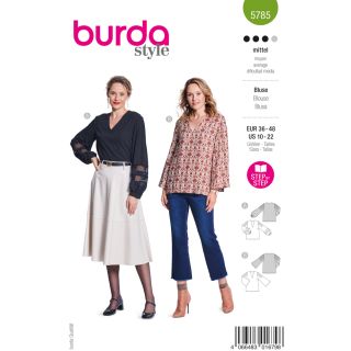 Schnittmuster - burda style - Bluse mit Biesen - 5785   