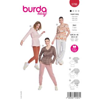 Schnittmuster - burda easy - Babydoll-Shirt - 5786  