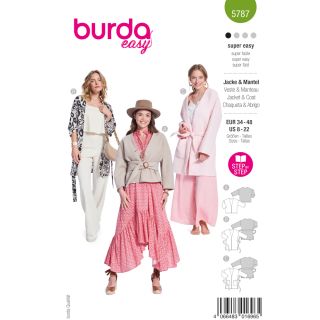 Schnittmuster - burda easy - Lodenjacke - 5787  