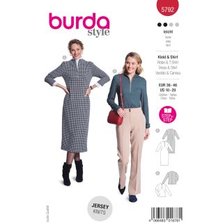Schnittmuster - burda style - Kleid und Shirt - 5792   