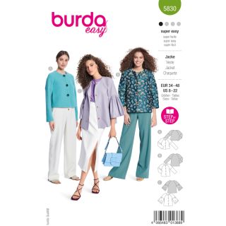 Schnittmuster - burda easy - Jacke - 5830  