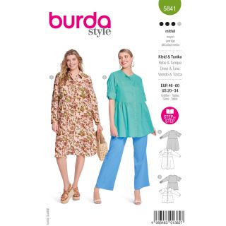 Schnittmuster - burda style - Kleid&amp;Tunika - 5841  