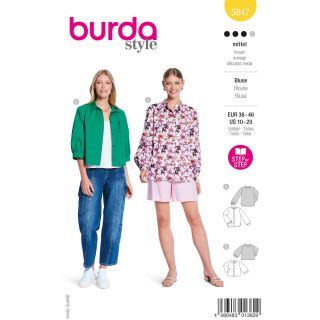 Schnittmuster - burda style - Bluse - 5847  