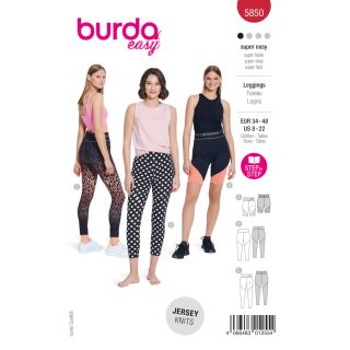 Schnittmuster - burda easy - Leggings - 5850