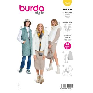 Schnittmuster - burda style - Weste &amp; Jacke - 5869