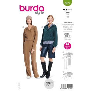 Schnittmuster - burda style - Overall &amp; Shirt - 5871