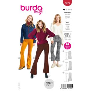 Schnittmuster - burda easy - Hose - 5874