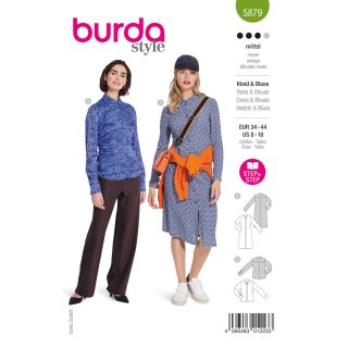 Schnittmuster - burda style - Kleid &amp; Bluse - 5879