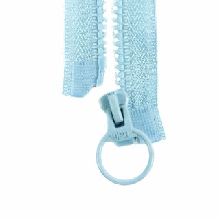 Reißverschluss Opti - P40 - 20cm - Ringschieber - teilbar - eisblau