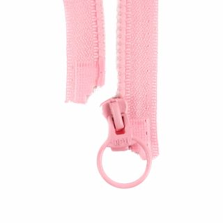 Reißverschluss Opti - P40 - 18cm - Ringschieber - teilbar - rosa