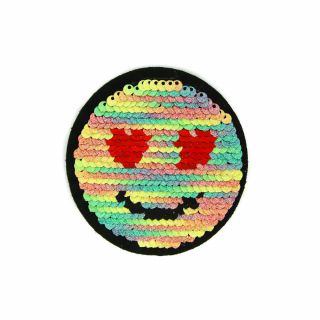 Applikation - Wendepailletten - Smiley
