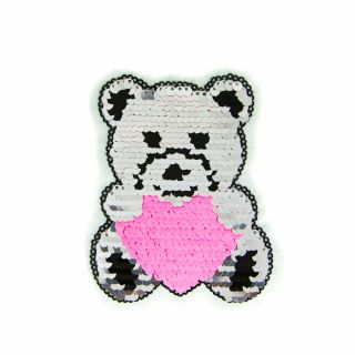 Applikation - Wendepailletten - Teddybär