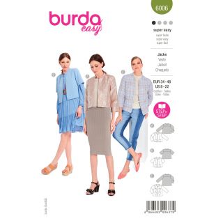 Schnittmuster - burda easy - Jacke - 6006