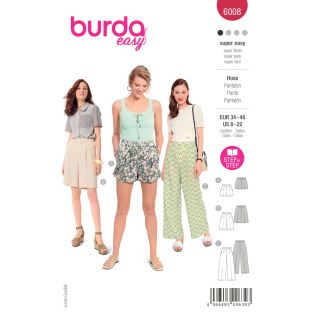 Schnittmuster - burda easy - Hose - 6008