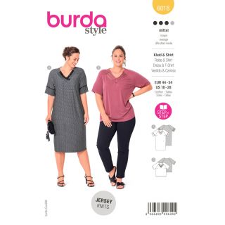 Schnittmuster - burda style - Kleid &amp; Shirt - 6018