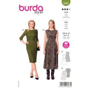 Schnittmuster - burda style - Festliches Kleid - Schmales Spitzenkleid - 6083