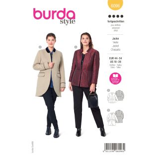 Schnittmuster - burda style - Jacke mit Schößchen - 6096