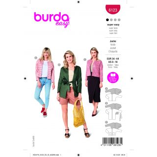 Schnittmuster - burda easy - Jacke - 6123