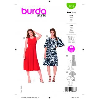 Schnittmuster - burda style - Kleid - 6133