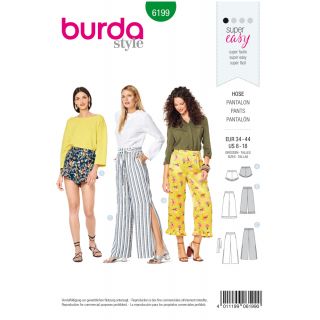 Schnittmuster - burda easy - Hose - 6199