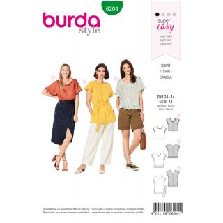 Schnittmuster - burda easy - Shirt - 6204