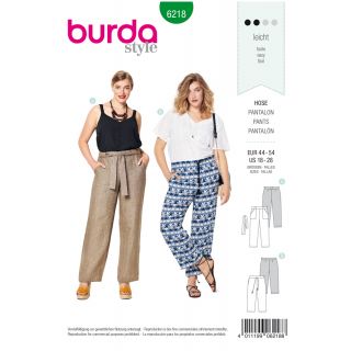 Schnittmuster - burda style - Plus Size - Hose - 6218
