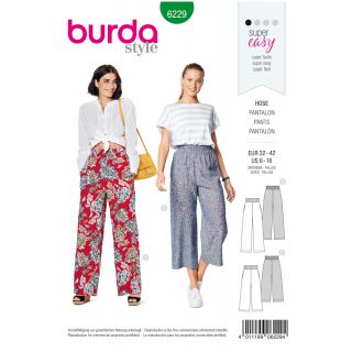 Schnittmuster - burda easy - Hose - 6229