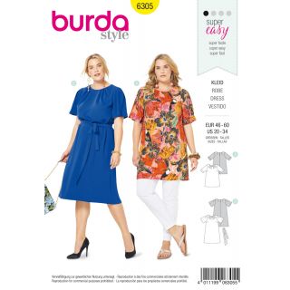 Schnittmuster - burda easy - Plus Size - Shirt und Kleid – 6305