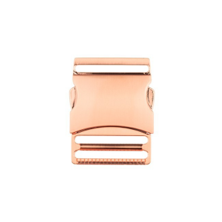 Metall Steckschnalle - 40mm - rosé-gold