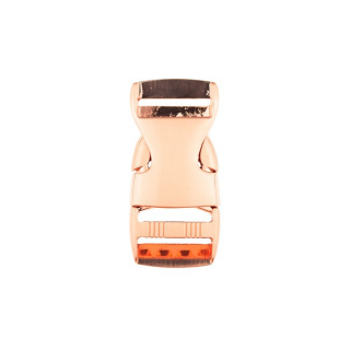 Metall Steckschnalle - 25mm - rosé-gold