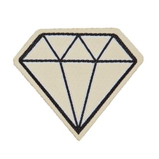 Applikation - gewebt - Diamant