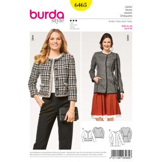 Schnittmuster - burda style - Jacke -  Blazer - 6465 