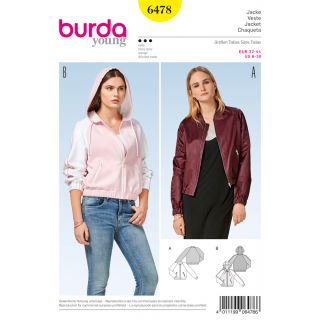 Schnittmuster - burda style - Jacke – Blouson - 6478