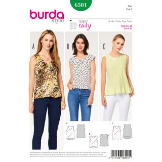Schnittmuster - burda style - Top - V-Ausschnitt - 6501