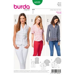 Schnittmuster - burda style - Bluse – Schalkragen - 6533