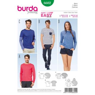 Schnittmuster - burda style - Shirt - 6602