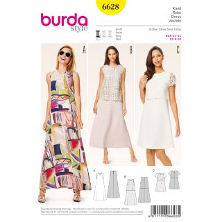 Schnittmuster - burda style - Kleid - 6628
