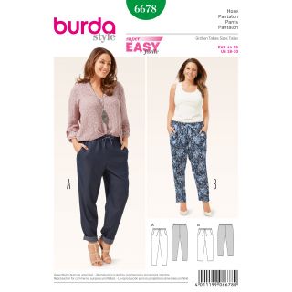 Schnittmuster - burda style - Plus Size - Hose - 6678
